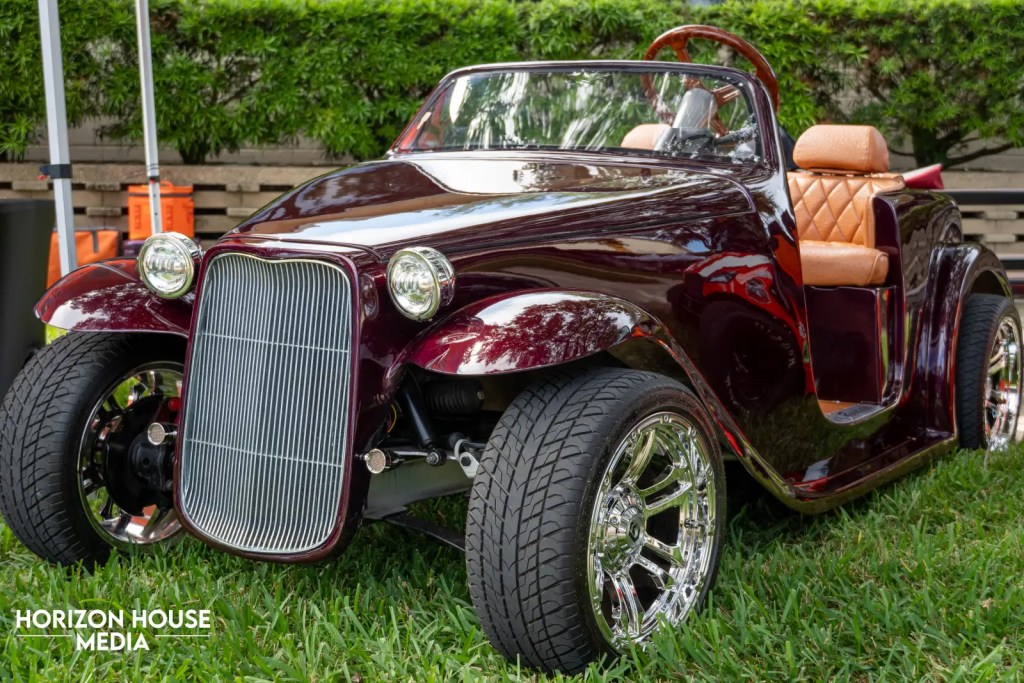 Vintage car on display at Cartfest